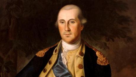 Charles Willson Peale's portrait of George Washington, 1776. 